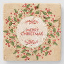 Search for christmas stone coasters Red