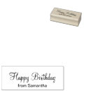 Search for happy rubber stamps Script