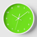 Recherche de vert néon horloges Moderne
