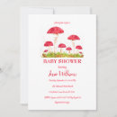Recherche de champignons rouges invitations Pour enfants