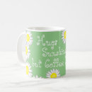 Search for green daisy mugs Bright