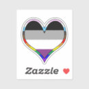 Search for asexual flag stickers Heart