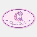 Search for letter q stickers Pink
