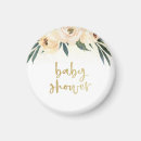 Recherche de or floral magnets Rose pâle