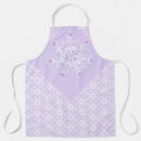 Search for light purple aprons Elegant