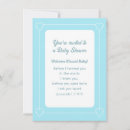 Search for light blue and white invitations Minimalist
