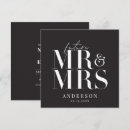 Search for mr and mrs cards Typography