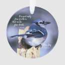 Search for blue jay bird ornaments Feathers