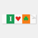 Search for flag of ireland bumper stickers Green