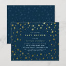 Search for gold star invitations Faux gold foil