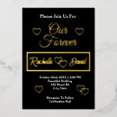 Search for forever in our hearts invitations Simple
