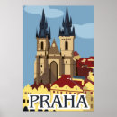 Recherche de prague vintage posters Illustration