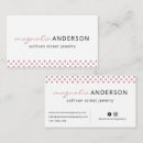 Search for jewelry store business cards Simple