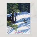 Search for snow mountains postcards Illustration