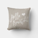 Search for hello beautiful pillows Modern