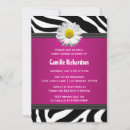 Recherche de pink and black invitations Fête
