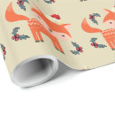 Search for christmas fox wrapping paper Whimsical