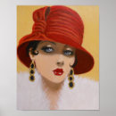 Recherche de dame de posters Vintage