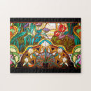 Search for stained glass puzzles Floral