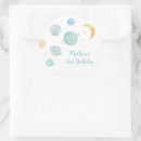 Recherche de une galaxie autocollants Bleu et or