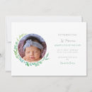 Search for floral birth announcement cards Greenery