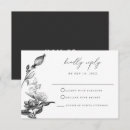 Search for halloween rsvp cards Black floral