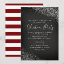 Search for chalkboard christmas invitations Red