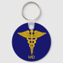 Search for medical doctor keychains Caduceus