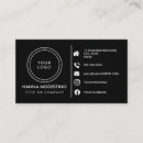 Recherche de générique simple cartes visite Minimaliste moderne de