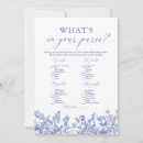 Search for whats in your purse bridal shower games Elegant