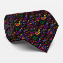 Recherche de coloré cravates Motif de fleurs