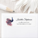 Search for peacock bird return address labels Stylish