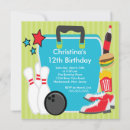 Search for bowling square invitations Children