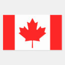 Search for canada rectangle stickers Leaf