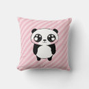 Recherche de ours panda coussins Rose