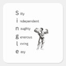 Search for funny bachelor party stickers Single