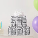 Search for all gift wrap Black and white