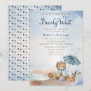 Search for blue umbrella invitations It's a boy