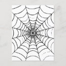 Search for halloween pattern postcards Cobwebs