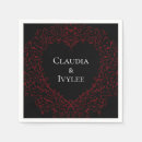 Search for halloween wedding napkins Gothic