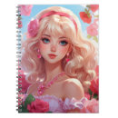 Search for cute anime girl notebooks Pink