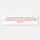 Recherche de parachute voiture autocollants Parachutiste