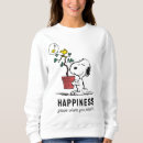 Recherche de femme capuche sweatshirts Charles schulz