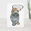 Recherche de lamantin cartes postales Humour