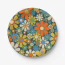 Search for retro 70s plates Floral