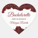 Search for bachelorette party stickers Red