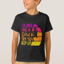 Search for rock climbing kids tshirts Indoor