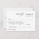 Search for food choice rsvp cards Romantic entree options rsvp