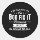 Search for let god stickers Seo