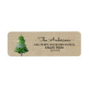 Search for rustic burlap return address labels Watercolor